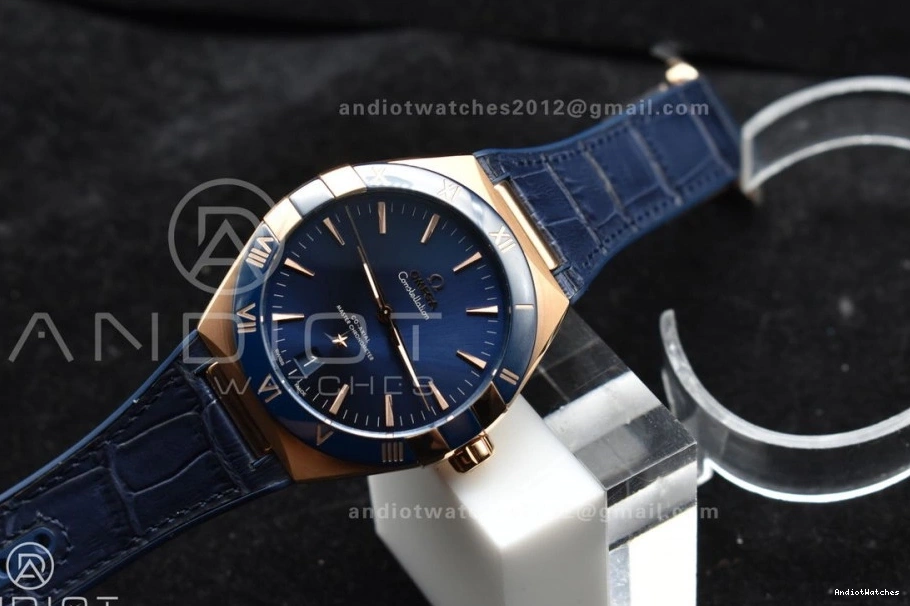 A8900 Dial Blue Ceramic Best On VSF Super Edition Durable Clone Blue Blue 541 YG Gummy Constellation Strap 1:1 1111